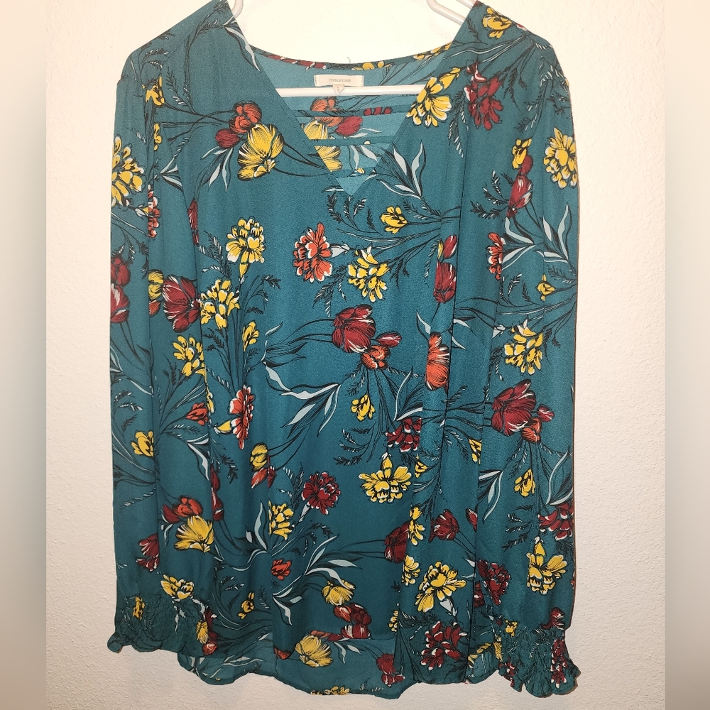 Maurices floral blouse, size 2